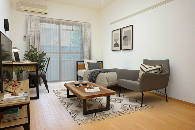 居室・リビング　※こちらの家具はＣＧです。家具付きではございません。