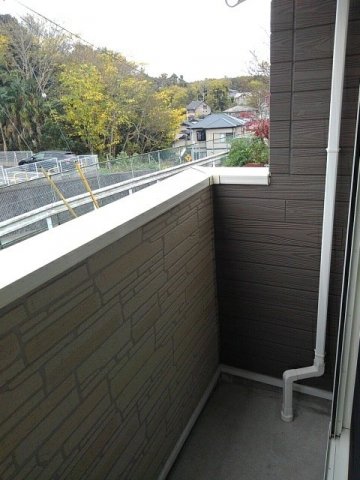 バルコニー　落ち着いた時間を過ごせるバルコニーです