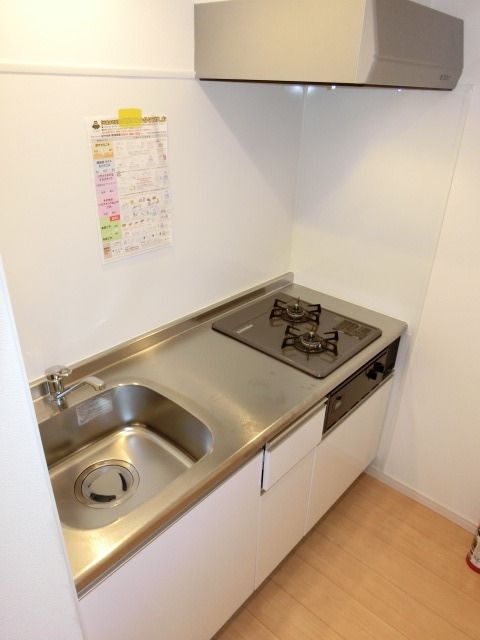 キッチン　2口ガスシステムキッチン
