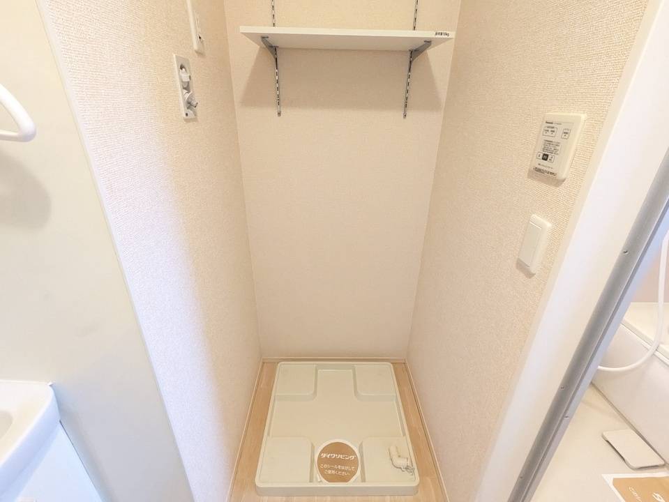 洗面設備　洗濯機置場
