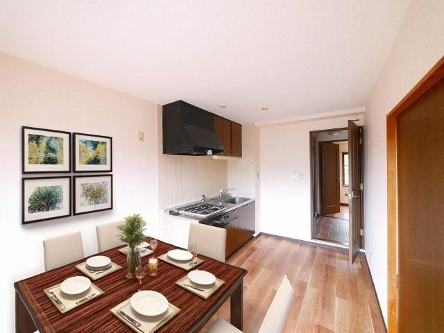 居室・リビング　CGで家具等を配置したもので家具等は含まれません