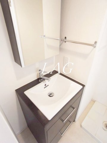 洗面設備　洗面台です。