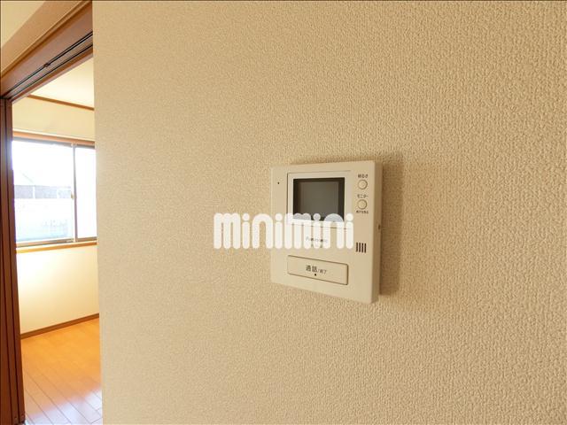 セキュリティ　来客時の確認もスムーズにできるＴＶ付きモニターホンです。
