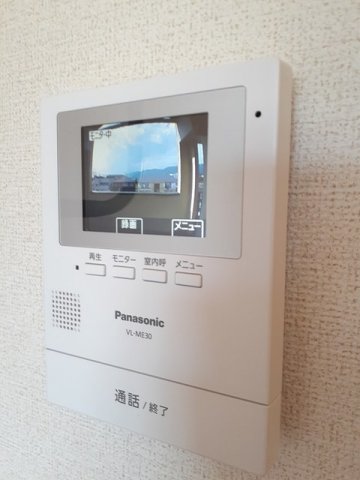 セキュリティ　モニター付きインターホンです