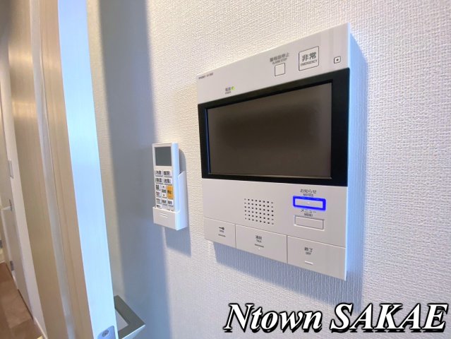 セキュリティ　モニター付きインターフォンです。