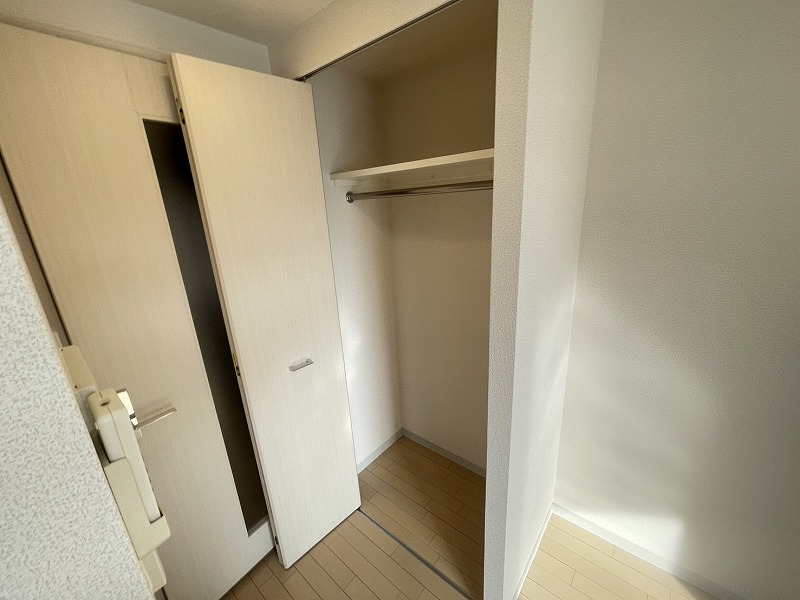 収納　たっぷりとした収納スペースです