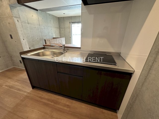 キッチン　毎日のお手入れが楽なIHタイプのキッチン