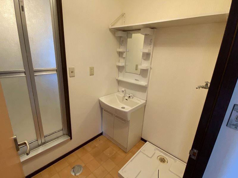 洗面設備　洗面脱衣所です