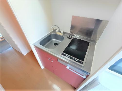 キッチン　コンロは2口コンロです。