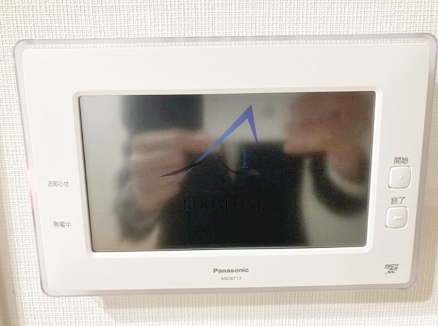 セキュリティ　モニター付きインターホンです。