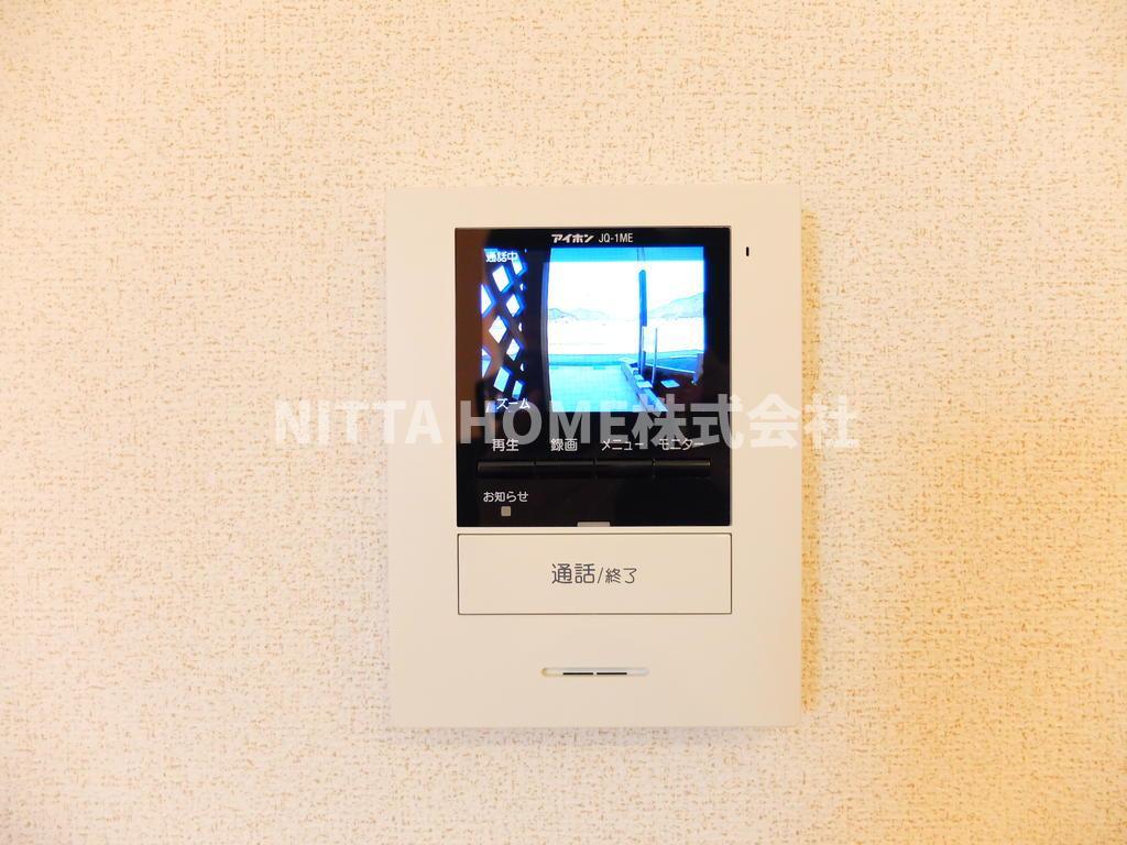 セキュリティ　顔見て会話ができるＴＶインターホン☆