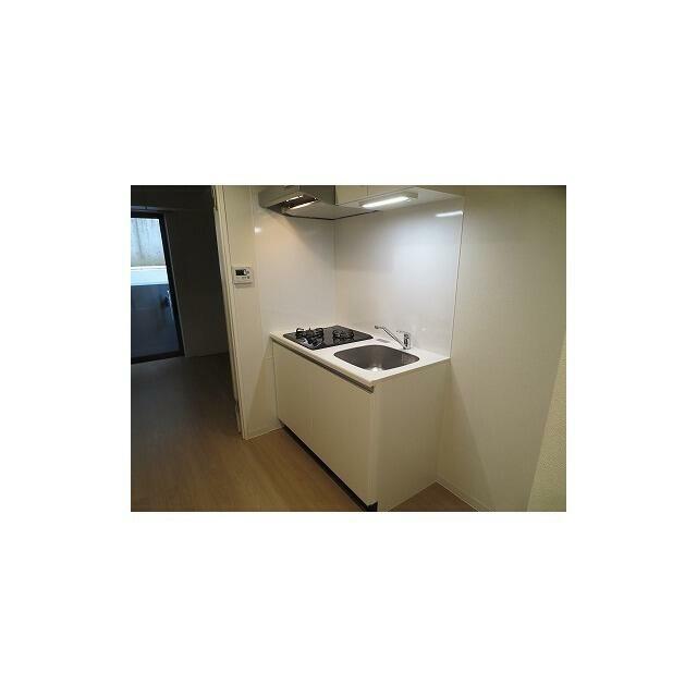 キッチン　2口ガスコンロ付システムキッチン★※写真は別部屋。現況優先。