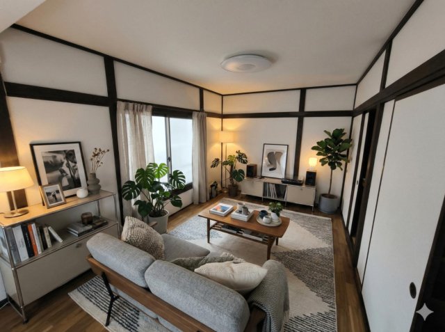 居室・リビング　ステージングイメージです