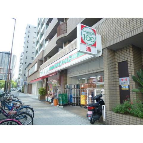コンビニ　ローソンストア１００（コンビニ）まで422m