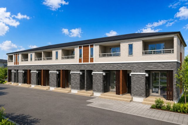 建物外観　写真は同じ建築会社の物です。色、仕様は異なる場合があります。