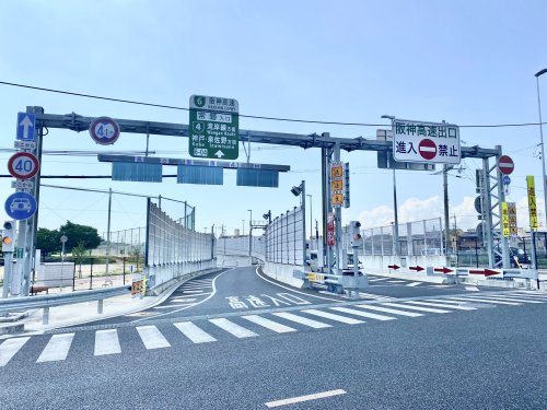 その他　阪神6号大和川線 常盤出入口 上り入口（その他）まで624m