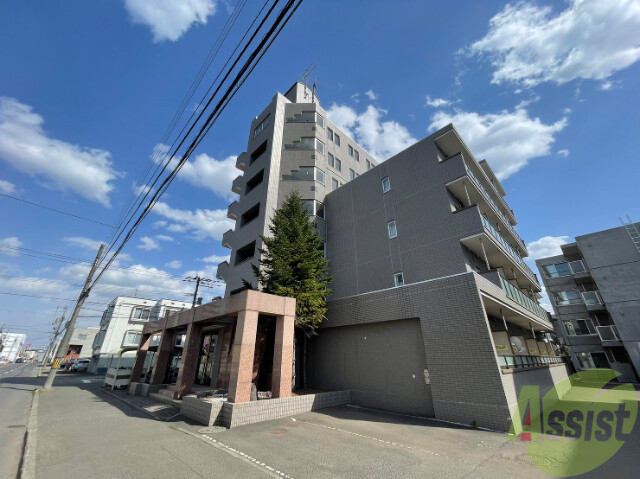 建物外観　札幌市東区北２２条東「メゾンクレスト元町」