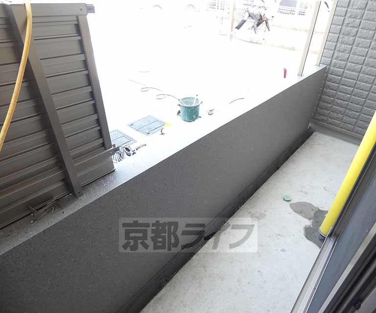 バルコニー　日当たり良好。