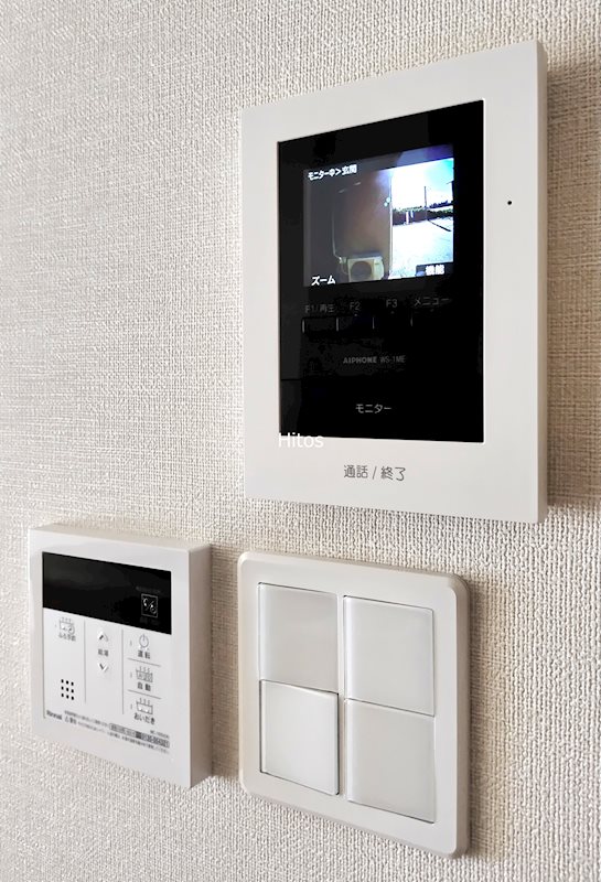 セキュリティ　モニター付きインターホンです