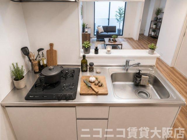 キッチン　同タイプイメージ写真のため現況を優先いたします。