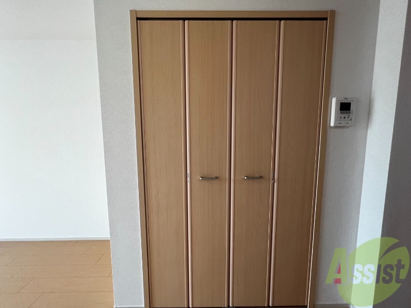 収納　ここに収納があります。収納があると部屋が広く使えます。