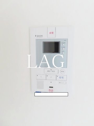 セキュリティ　モニター付きインターフォンです。