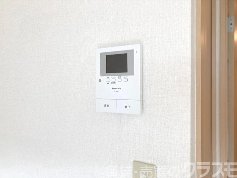 セキュリティ　来訪者が確認できるモニターホン♪