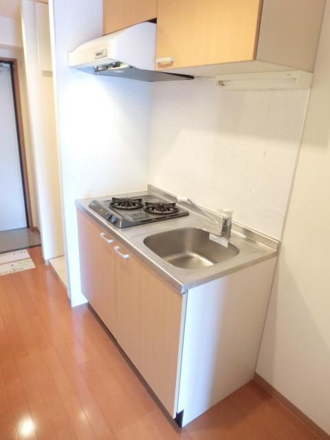 キッチン　２口ガスシステムキッチン