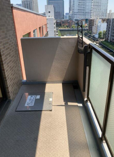 バルコニー　広々としたバルコニーです