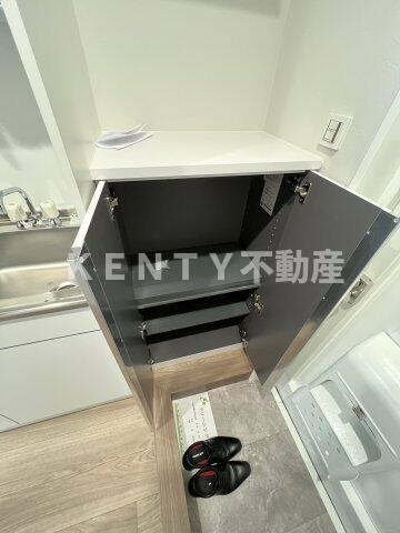 収納　たっぷりとした収納スペースです
