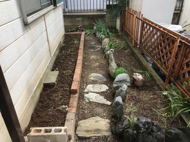 庭　庭で自家栽培が可能です