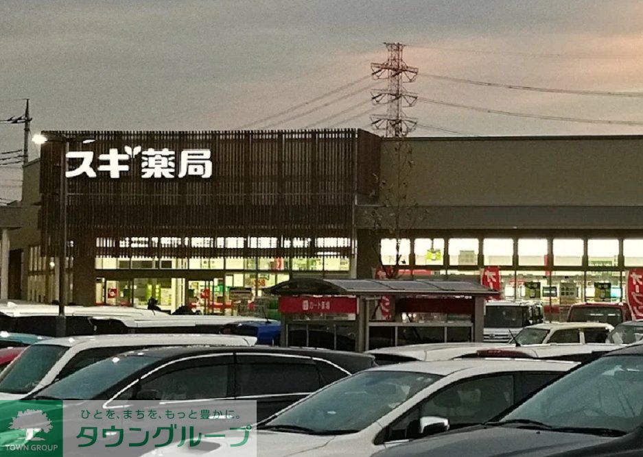 ドラックストア　スギ薬局フレスポ桶川店（ドラッグストア）まで600m