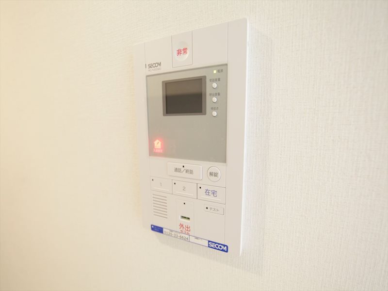 セキュリティ　ＴＶモニター付インターホン完備