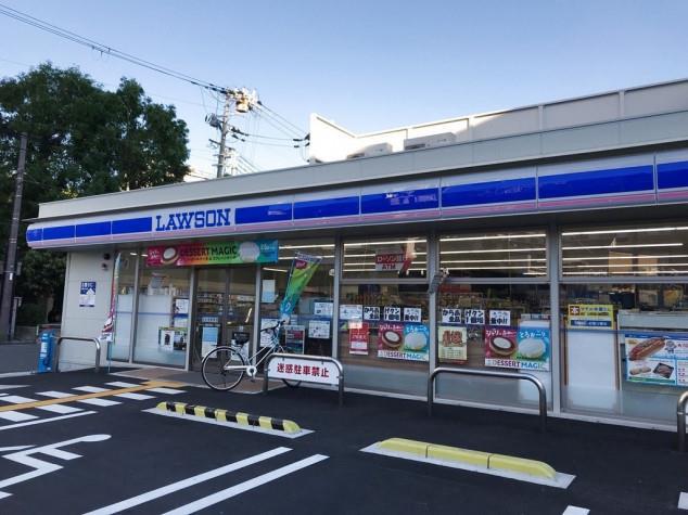 コンビニ　ローソン 港区市岡一丁目店（コンビニ）まで300m