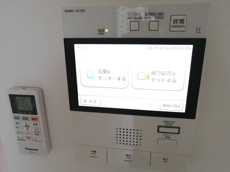 セキュリティ　同物件別部屋写真