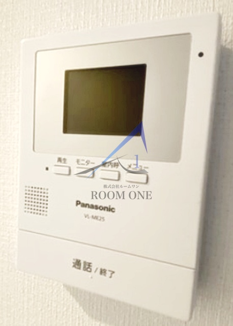 セキュリティ　モニター付きインターホンです。