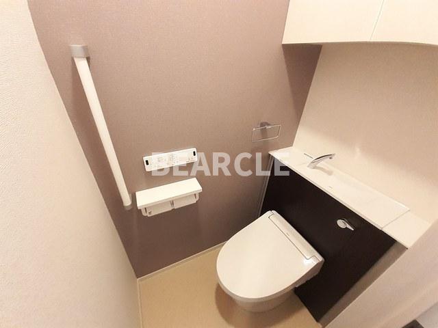 トイレ　ゆったりとした空間のトイレです
