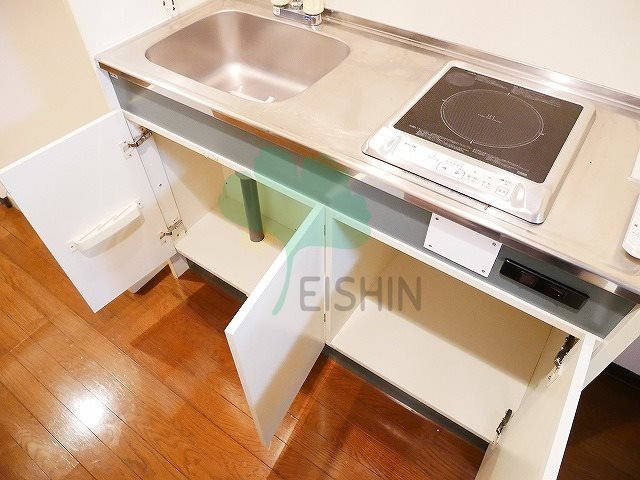 キッチン　シンプルな清潔感のあるキッチンです！