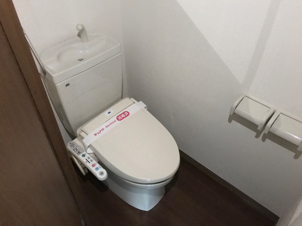 トイレ　ゆったりとした空間のトイレです