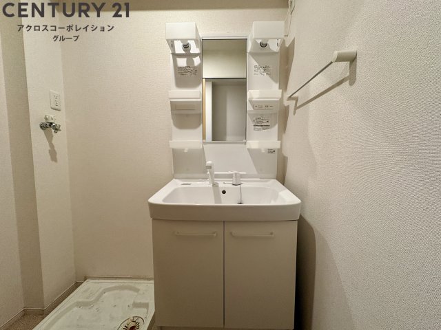 洗面設備　室内に洗濯機置き場があります！