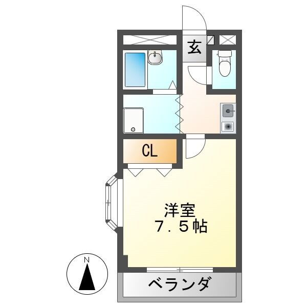ドエルYSの間取り写真