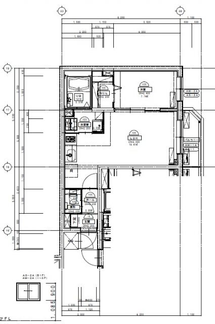新宿区高田馬場1丁目マンションの間取り写真