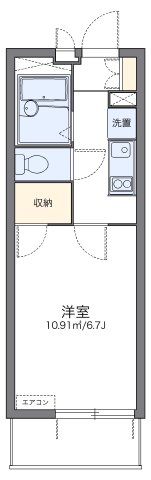 レオパレスグランドコートの間取り写真