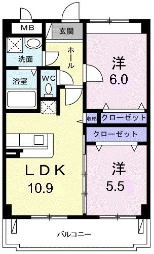ラパン フォレストの間取り写真