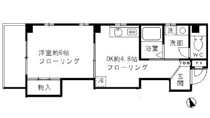リベルテ押上の間取り写真