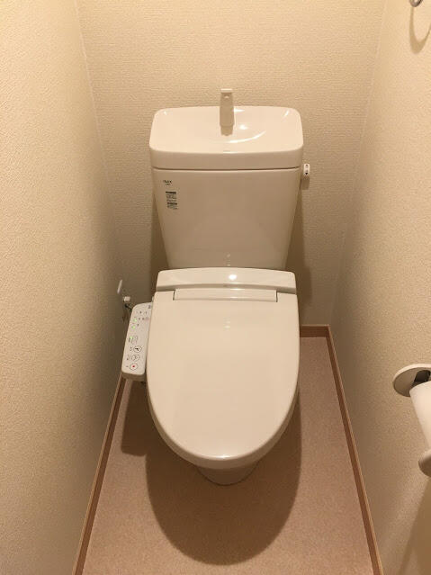 京王相模原線 京王稲田堤駅 徒歩10分 2階建 築8年のトイレ写真