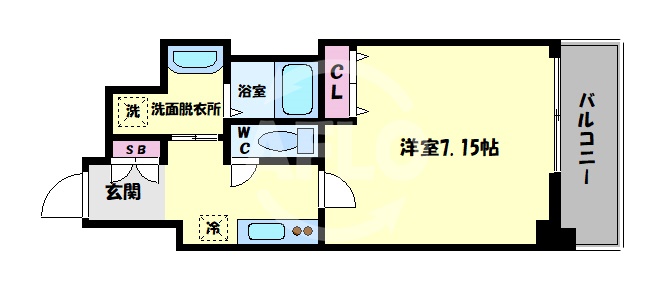 JPレジデンス大阪城東IIIの間取り写真
