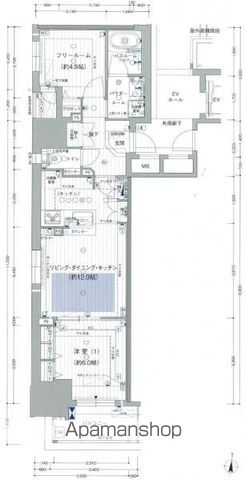 プレサンスロジェ名古屋久屋大通公園の間取り写真