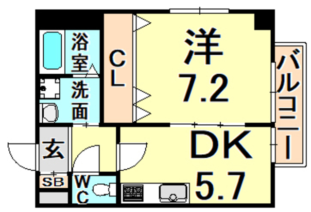 プロスパー尼崎の間取り写真