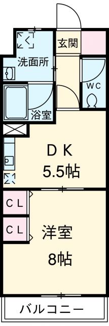 太閤通マンションの間取り写真